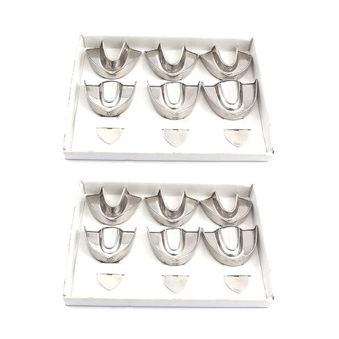 Set of 2 Dental Impression Trays Baby Set of 6 PCS Solid Dental Instruments A+ Quality in Saudi Arabia