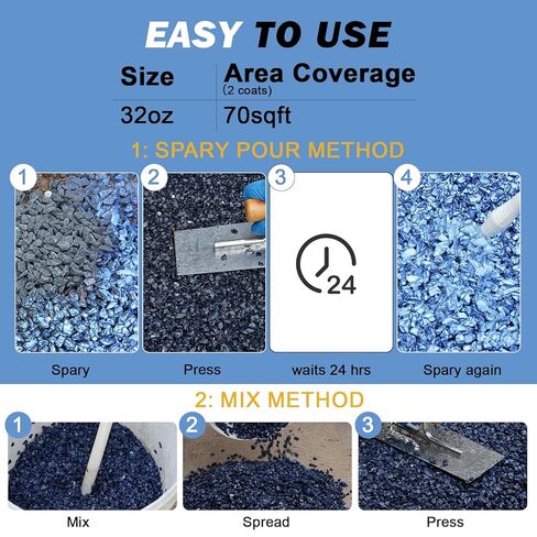 Teexpert Rock Glue for Landscaping: 31oz New 2026 Formula Gravel Binder for Stones, Pebbles, River Rock – Strong Adhesion for Outdoor Landscape, Driveways Edge, Garden, Patio, Yard in Kuwait