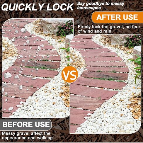 غراء الصخور للمناظر الطبيعية - غراء حجري قوي بوزن 32 أونصة، لاصق حصى طويل الأمد للحديقة والساحات والنباتات والممرات والحصى وحصى حوض أسماك البازلاء ومادة مطاطية للمناظر الطبيعية in Kuwait