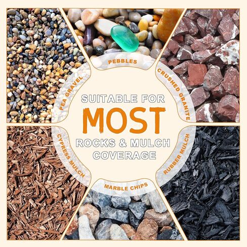 غراء الصخور للمناظر الطبيعية - غراء حجري قوي بوزن 32 أونصة، لاصق حصى طويل الأمد للحديقة والساحات والنباتات والممرات والحصى وحصى حوض أسماك البازلاء ومادة مطاطية للمناظر الطبيعية in Kuwait