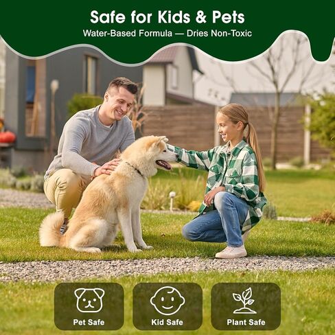 Teexpert Rock Glue for Landscaping with Sprayer – 1 Gallon, 10000 mPa·s High Viscosity Gravel Glue, Strong Bond for Pea Gravel, River Rock & Stone, Perfect for Walkways, Patios & Driveway Borders in Kuwait