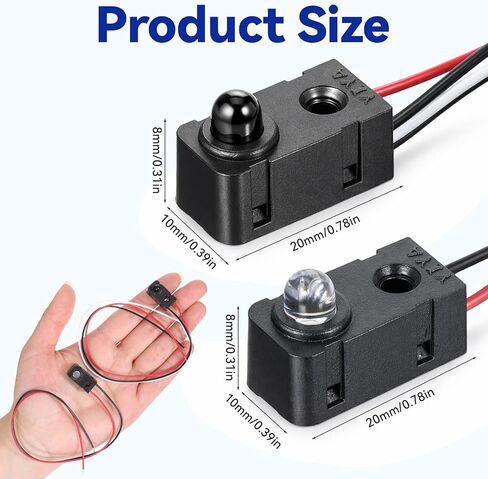 IR Break Beam Sensor 5mm IR Sensor LEDs Counting Module Split Through-Beam Photoelectric Switch for Apply Relay, Cable Length 30cm/11.8inch in Saudi Arabia