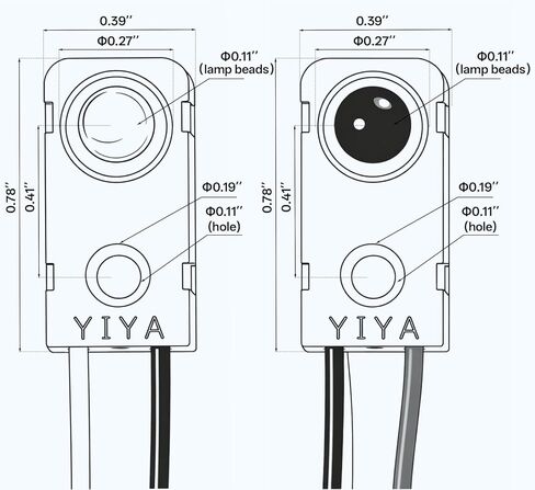 IR Break Beam Sensor 5mm IR Sensor LEDs Counting Module Split Through-Beam Photoelectric Switch for Apply Relay, Cable Length 30cm/11.8inch in Saudi Arabia