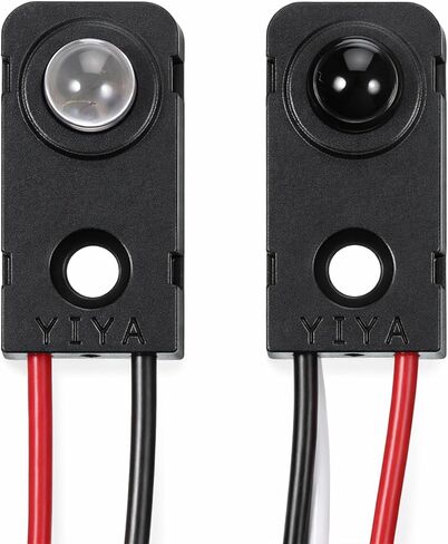 IR Break Beam Sensor 5mm IR Sensor LEDs Counting Module Split Through-Beam Photoelectric Switch for Apply Relay, Cable Length 30cm/11.8inch in Saudi Arabia