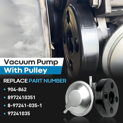 مضخة تفريغ 904-862 مع بكرة متوافقة مع 1995-2020 Isuzu NPR-HD NPR L96 LQ4 LY6 L31 L05 3.0L 3.9L 4.8L 5.2L 5.7L 6.0L Gas V8 L4، استبدال 8972410351,97241035 in Kuwait