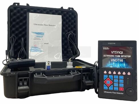 Ultrasonic Flaw Detector Flaw Detection Tools with Range 0 to 10000mm Automated Calibration Frequency Range 0.2 to 20MHz IP65 Standard Data Storage 500 Channels USB PC Software Color Display in Saudi Arabia