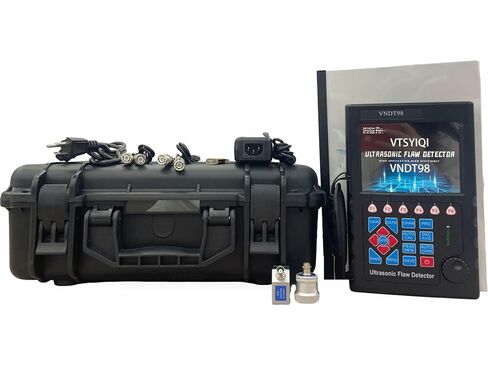 Ultrasonic Flaw Detector Flaw Detection Tools with Range 0 to 10000mm Automated Calibration Frequency Range 0.2 to 20MHz IP65 Standard Data Storage 500 Channels USB PC Software Color Display in Saudi Arabia