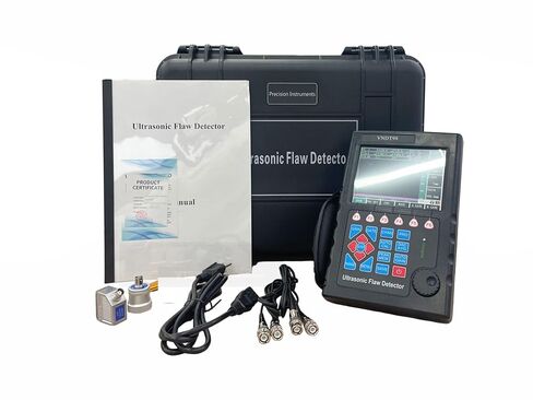 Ultrasonic Flaw Detector Flaw Detection Tools with Range 0 to 10000mm Automated Calibration Frequency Range 0.2 to 20MHz IP65 Standard Data Storage 500 Channels USB PC Software Color Display in Saudi Arabia