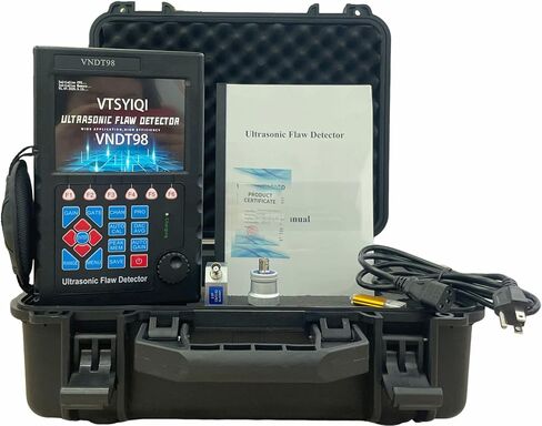 NDT Ultrasonic Flaw Detector Portable Ultrasonic NDT Tester with 0~10000mm Measuring Range 0.2~20MHz Frequency 1000~15000m/s Velocity for Automotive Shipbuilding Pipeline Flaw Inspection in Saudi Arabia