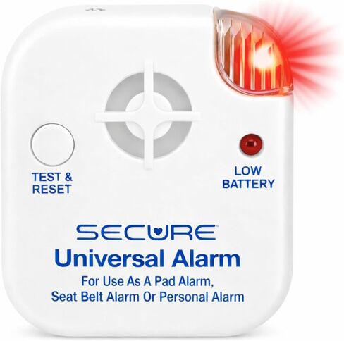 Secure Safety Solutions Chair Exit Alarm for Elderly Fall Prevention, Wheelchair Patient Alarm with 12" x 12" Sensor Pad, 80 dB Alert Monitor, Automatic Reset Caregiver Alert System for Dementia Care in Kuwait