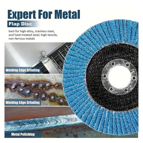 ACE850 1PC Professional Flap Discs 115mm 4.5 Inch Sanding 40/60/80120 Grit Grinding Wheels Blades for Angle Grinder ACE850 in Saudi Arabia