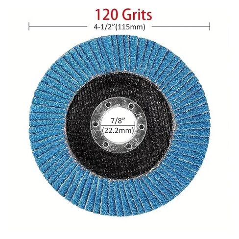 ACE850 1PC Professional Flap Discs 115mm 4.5 Inch Sanding 40/60/80120 Grit Grinding Wheels Blades for Angle Grinder ACE850 in Saudi Arabia