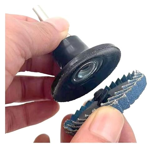 ACE850 11pcs 2Inch 50mm Zirconia Alumina Arc Flap Disc Grinding Sandpaper Wheels with 1/4 inch Holder 40/60/80/120 Grit ACE850 in Saudi Arabia