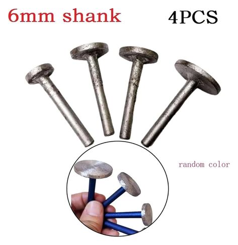 ACE850 4PCS 15/20/25/30mm Grinding Head 6mm Shank Diamond Sintered Mounted Points Carving Grind Wheel Polishing Tools ACE850 in Kuwait