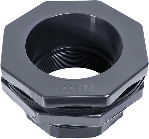 4 Inch PVC Bulkhead Fitting, PVC Bulkhead Fitting for Pools, Rain Barrels, Aquariums, Water Tank in Saudi Arabia