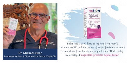 Biom Probiotic Suppository: Natural Vaginal pH and Odor Control Regimen; Balance and Nourishes Vaginal Microbiome; No Parabens (30) in Kuwait