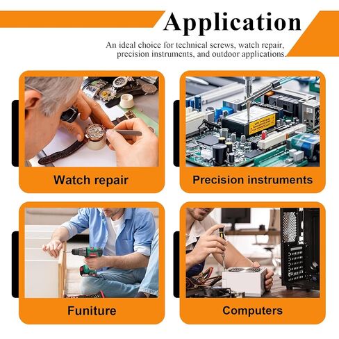 1120 قطعة 304 من الفولاذ المقاوم للصدأ M1 M1.2 M1.4 M1.6 M2 M2.5 تشكيلة صواميل صغيرة مترية، صواميل سداسية، رأس مقلاة فيليبس، براغي آلة صغيرة، لاردوينو، نماذج RC، الإلكترونيات وDIY in Kuwait