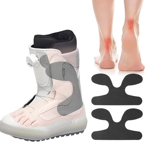 Qianly 2 Pieces Ski Boot Ankle Wrap Pads Self Adhesives Backing Durability Premium Comfortable Strong Adhesion Easy to Use EVA in Kuwait