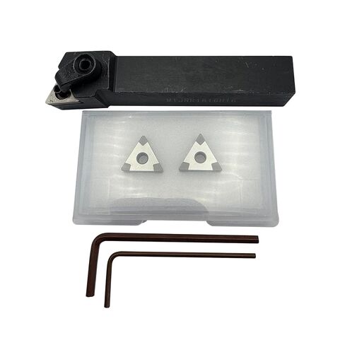 TNMG160404&TNMG160408 CBN-6 Boron Nitride Turning Insert with MTJNR1616H16 External Turning Lathe Cutting Tool Holder,High Speed Finishing of Heat Treated Steel,Sintered Ferrous Alloy and Cast Iron in Kuwait