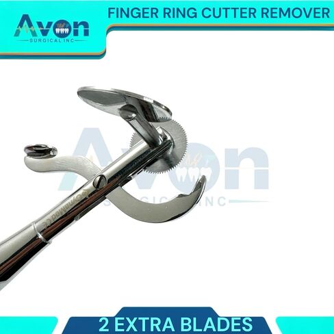 Ring Cutter Tool and Band Remover, Metal Cutting Blade and Finger Guard Protection, Emergency, Police, EMT, Fire Rescue, and Jeweler Device with 2 Extra Cutting Blades in Saudi Arabia