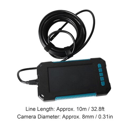 كاميرا فحص المجاري Kikumi مقاس 4.3 بوصة، وعدسة مزدوجة 8 مم، وكاميرا منظار أنبوبي مقاومة للماء مع أضواء LED على الشاشة in Kuwait