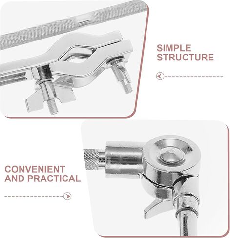 Drum Rack Mount Bracket Cymbal Boom Arm Extension Clamp 32cm with L-arm Rod Holder for Drum Set Percussion Hardware Splash Cymbal Stand Attachment in Saudi Arabia