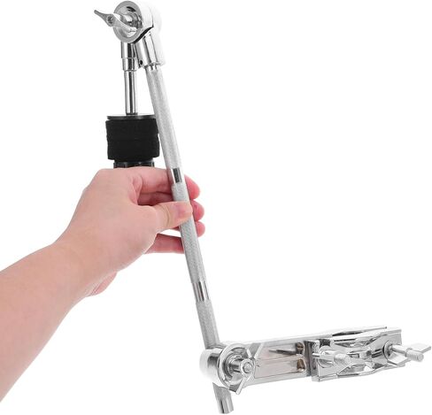 Drum Rack Mount Bracket Cymbal Boom Arm Extension Clamp 32cm with L-arm Rod Holder for Drum Set Percussion Hardware Splash Cymbal Stand Attachment in Saudi Arabia