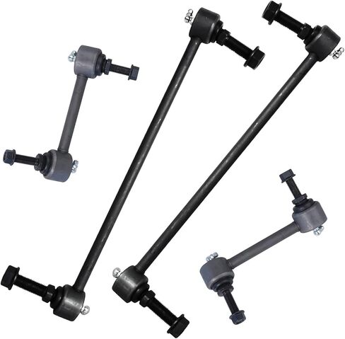 Detroit Axle - 4pc Sway Bars for 11-18 Ford Explorer 13-18 Police Interceptor Utility, 4 Front and Rear Stabilizer Sway Bar End Links 2011 2012 2013 2014 2015 2016 2017 2018 Replacement in Kuwait