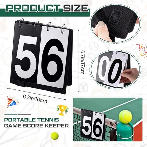 Over Net Tennis Score Keeper Flip Scoreboards Portable for Volleyball Basketball Coaching Tennis Outdoor in Saudi Arabia