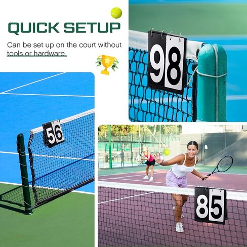 Over Net Tennis Score Keeper Flip Scoreboards Portable for Volleyball Basketball Coaching Tennis Outdoor in Saudi Arabia