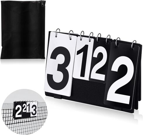 Over Net Tennis Score Keeper Flip Scoreboards Portable for Volleyball Basketball Coaching Tennis Outdoor in Saudi Arabia