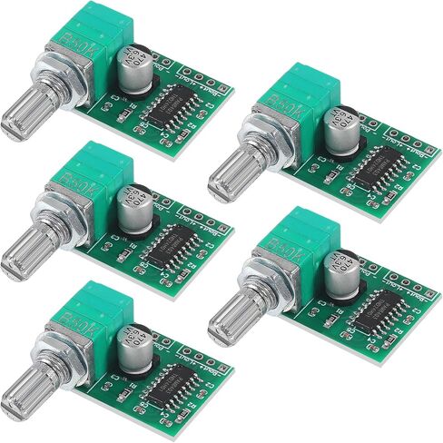 5pcs DC 5V 3W+3W Audio Amplifier Mini PAM8403 Digital Power Amp Module Board Dual-Channel for DIY(with Potentiometer) in Saudi Arabia
