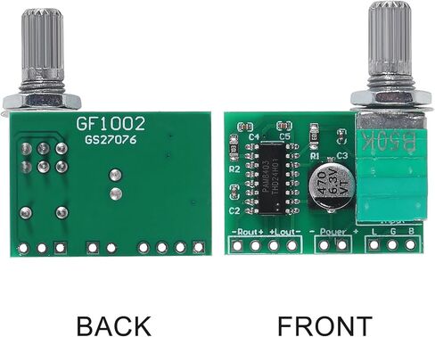 5pcs DC 5V 3W+3W Audio Amplifier Mini PAM8403 Digital Power Amp Module Board Dual-Channel for DIY(with Potentiometer) in Saudi Arabia