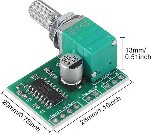 5pcs DC 5V 3W+3W Audio Amplifier Mini PAM8403 Digital Power Amp Module Board Dual-Channel for DIY(with Potentiometer) in Saudi Arabia