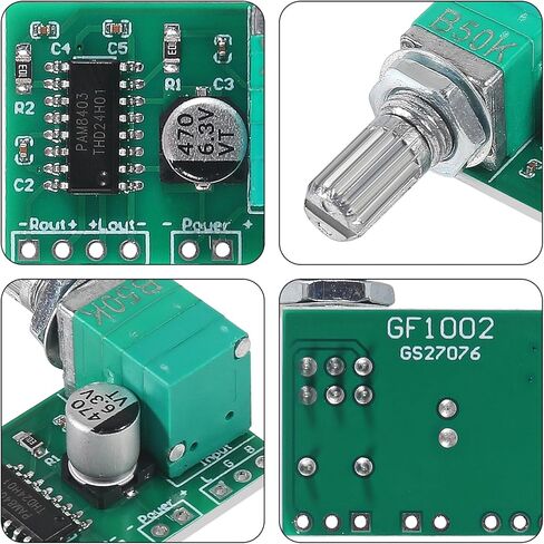 5pcs DC 5V 3W+3W Audio Amplifier Mini PAM8403 Digital Power Amp Module Board Dual-Channel for DIY(with Potentiometer) in Saudi Arabia