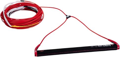 Hyperlite Riot Pro Mens Wakeboard Handle W/Flat Line Wakeboard Rope/Handle Combo Red 85ft in Saudi Arabia