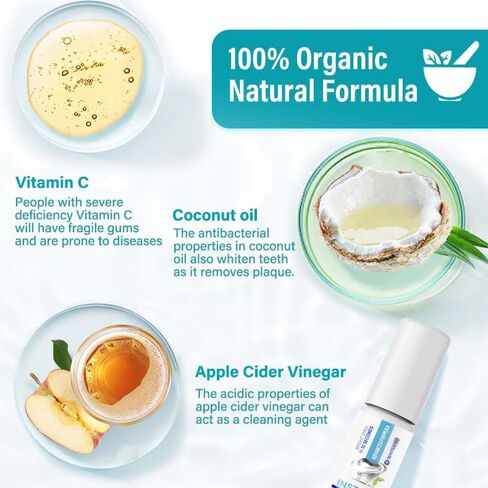 طلاء الأسنان، جل تبييض الأسنان الفوري، تركيبة سريعة الجفاف ولطيفة، ملمع أسنان محمول لابتسامة مشرقة ولامعة، حل تبييض فعال، مثالي للاستخدام في المنزل أو السفر in Kuwait