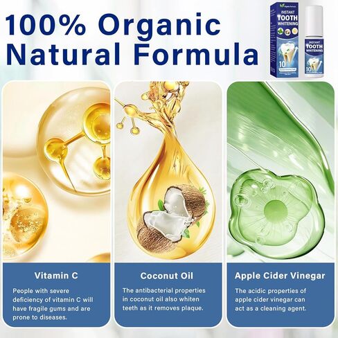 طلاء الأسنان لتفتيح الأسنان المحمولة - تغطية فورية للبقع - استعادة الابتسامة الواثقة in Kuwait