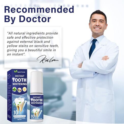 طلاء الأسنان لتفتيح الأسنان المحمولة - تغطية فورية للبقع - استعادة الابتسامة الواثقة in Kuwait