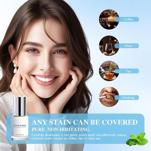 قطعتان من طلاء الأسنان، طلاء الأسنان، سائل تلميع الأسنان التجميلي لتحسين مظهر الأسنان، تركيبة الفرشاة، تركيبة آمنة محمولة للعناية بالفم ونتائج طويلة الأمد in Kuwait