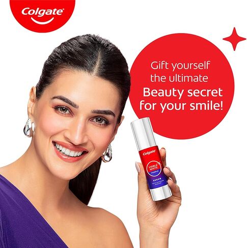 مصل تبييض الأسنان فيزيبل وايت بيربل من كولجيت، 1.5 أونصة/40 مل - نكهة النعناع واليوزو، مصل أرجواني لتفتيح فوري من أجل ابتسامات أكثر بياضًا in Kuwait