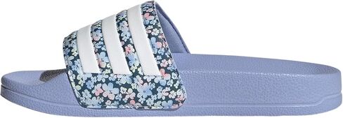 صندل دش منزلق من adidas Adilette، أزرق سبارك/أبيض/أزرق سبارك، 13 US للجنسين للأطفال الصغار in Kuwait