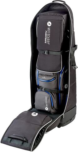 غطاء سفر لحقيبة الجولف Motocaddy FlightSafe، حقيبة سفر مبطنة متينة لنادي الجولف مع عجلات، قاعدة معززة، حقيبة سفر جاهزة للطيران لحقائب الجولف والنوادي in Kuwait