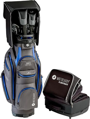 غطاء سفر لحقيبة الجولف Motocaddy FlightSafe، حقيبة سفر مبطنة متينة لنادي الجولف مع عجلات، قاعدة معززة، حقيبة سفر جاهزة للطيران لحقائب الجولف والنوادي in Kuwait