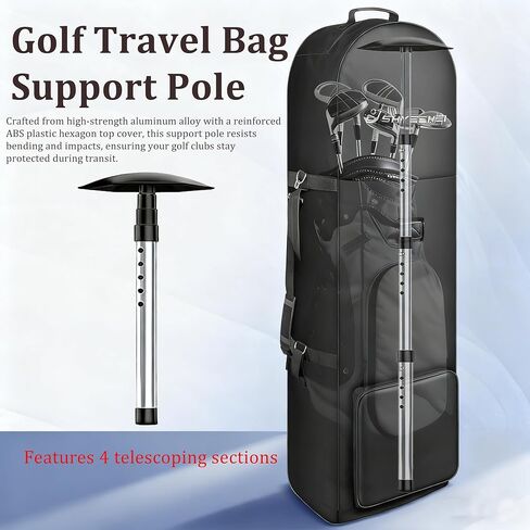 WIGERLON Travel Golf Bag Support Rod to Protect Golf Club,Stiff Arm for Golf Travel Bag,Golf Travel Bag Support Pole in Kuwait