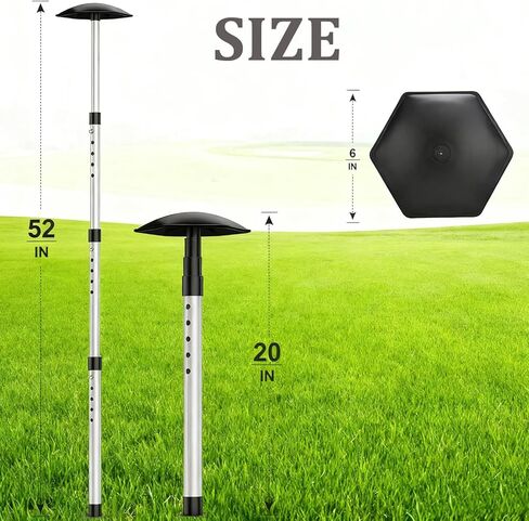 WIGERLON Travel Golf Bag Support Rod to Protect Golf Club,Stiff Arm for Golf Travel Bag,Golf Travel Bag Support Pole in Kuwait