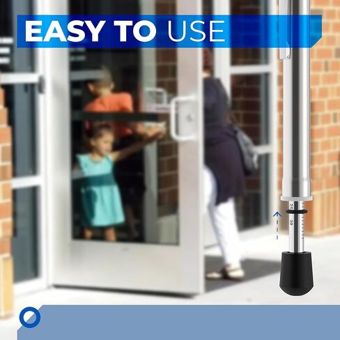 Door Pressure Gauge 0 to 35 Lbs for Hinged Sliding Folding Doors to Meet for ADA Requirement Door Test Tool, with Plastic Protective Tube in Kuwait