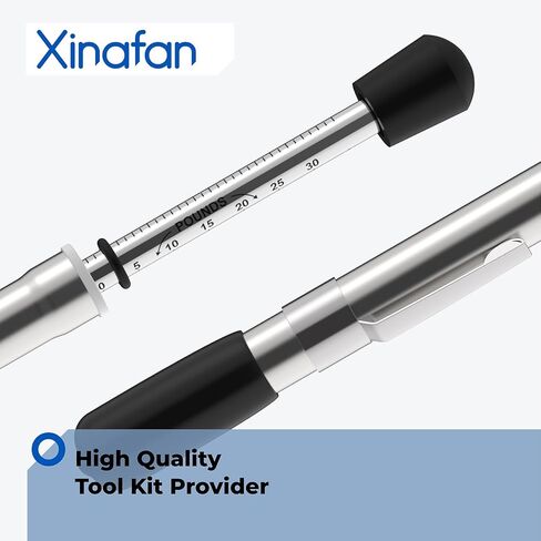 Door Pressure Gauge 0 to 35 Lbs for Hinged Sliding Folding Doors to Meet for ADA Requirement Door Test Tool, with Plastic Protective Tube in Kuwait