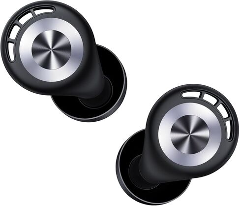 سدادات أذن للنوم، سدادات أذن 50 ديسيبل، سدادات أذن مانعة للضوضاء لتقليل الضوضاء، سدادات أذن من السيليكون قابلة لإعادة الاستخدام للحفلات الموسيقية، الشخير الجانبي، السفر بالطائرة مع 7 أطراف أذن، حقيبة محمولة باللون الأسود الداكن in Kuwait