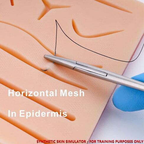 مجموعة تدريب على ممارسة الخياطة، مع وسادة خياطة كبيرة من السيليكون، وأدوات، ومقاطع فيديو للتدريب على إزالة الدباسة للتعليم فقط in Kuwait
